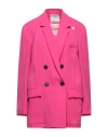 The Editor Woman Blazer Fuchsia Size 4 Polyester In Pink