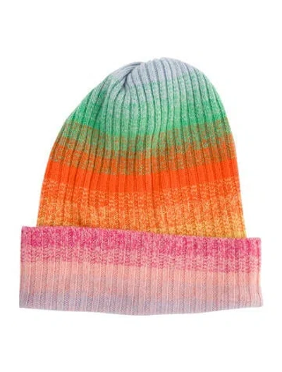 Pre-owned The Elder Statesman Beanie In Pink