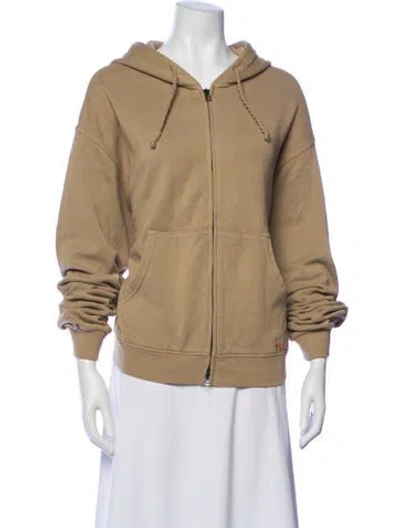 Pre-owned The Elder Statesman Bomber Jacket In Neutral
