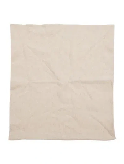 Pre-owned The Elder Statesman Canvas Throw Pillow Cover In Neutral