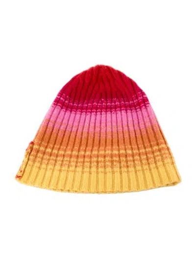 Pre-owned The Elder Statesman Cashmere Beanie In Multi