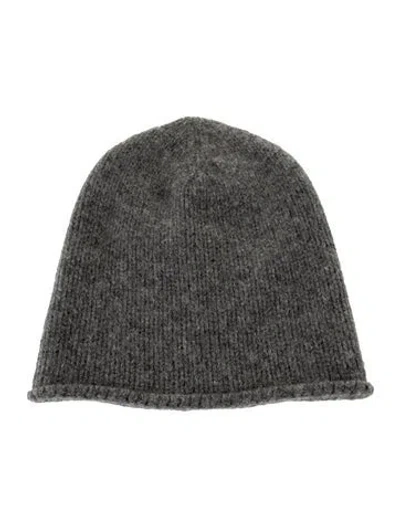 Pre-owned The Elder Statesman Cashmere Beanie W/tags In Gray