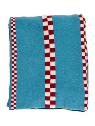 Pre-owned The Elder Statesman Cashmere Blanket In Multi