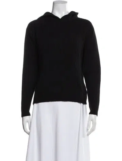 Pre-owned The Elder Statesman Cashmere Crew Neck Sweater In Black