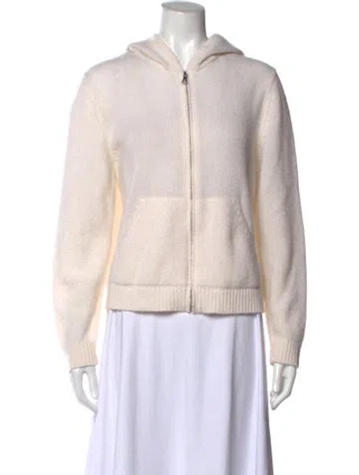 Pre-owned The Elder Statesman Cashmere Crew Neck Sweater In Neutrals