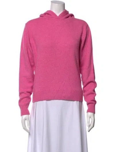 Pre-owned The Elder Statesman Cashmere Crew Neck Sweater In Pink