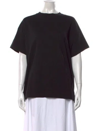 Pre-owned The Elder Statesman Cashmere Crew Neck T-shirt W/ Tags In Black