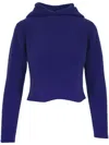 Shop The Elder Statesman Cashmere Hoodie In Blau