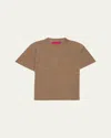 The Elder Statesman Cashmere Knit Top In Brown