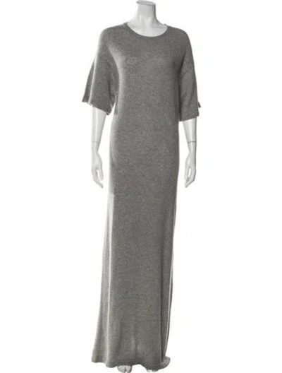 Pre-owned The Elder Statesman Cashmere Long Dress W/ Tags In Grey