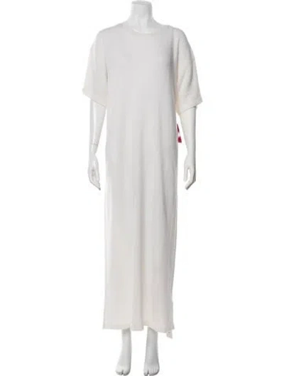 Pre-owned The Elder Statesman Cashmere Long Dress W/ Tags In Neutrals