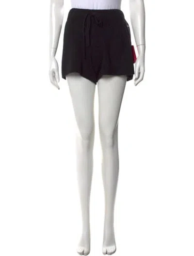 Pre-owned The Elder Statesman Cashmere Mini Shorts W/ Tags In Black