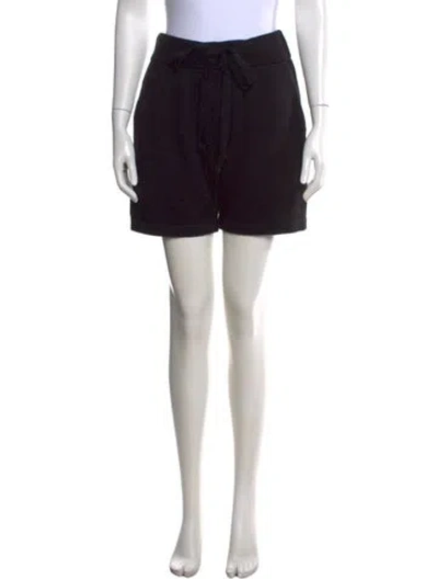 Pre-owned The Elder Statesman Cashmere Mini Shorts W/ Tags In Black
