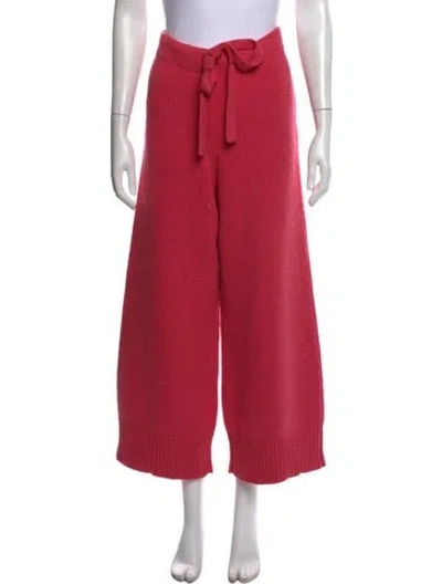 Pre-owned The Elder Statesman Cashmere Pants In Pink