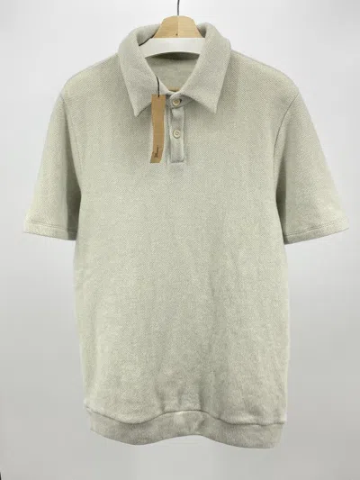 Pre-owned The Elder Statesman Cashmere Polo In Powder Blue