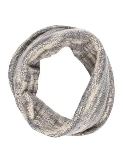 Pre-owned The Elder Statesman Cashmere Printed Scarf In Neutrals