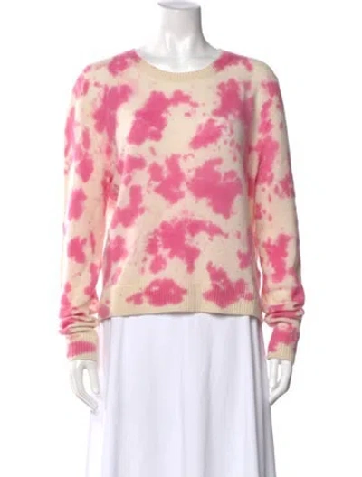 Pre-owned The Elder Statesman Cashmere Printed Sweater In Multi