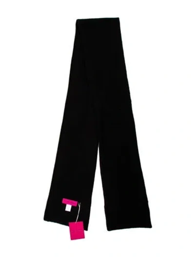 Pre-owned The Elder Statesman Cashmere Scarf In Black