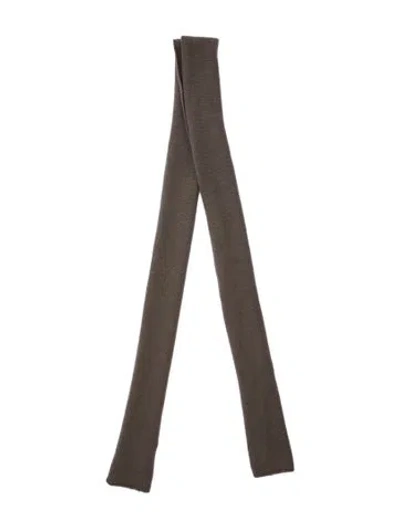 Pre-owned The Elder Statesman Cashmere Scarf In Brown