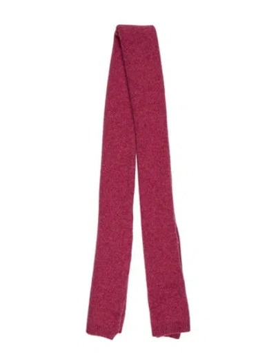 Pre-owned The Elder Statesman Cashmere Scarf In Pink