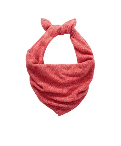 The Elder Statesman Cashmere Scarf In Red