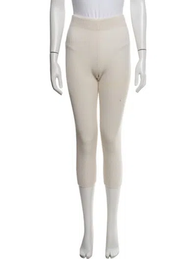 Pre-owned The Elder Statesman Cashmere Skinny Leg Pants W/ Tags In Neutrals