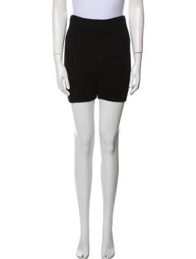 Pre-owned The Elder Statesman Cashmere Square Neckline Sweater In Black