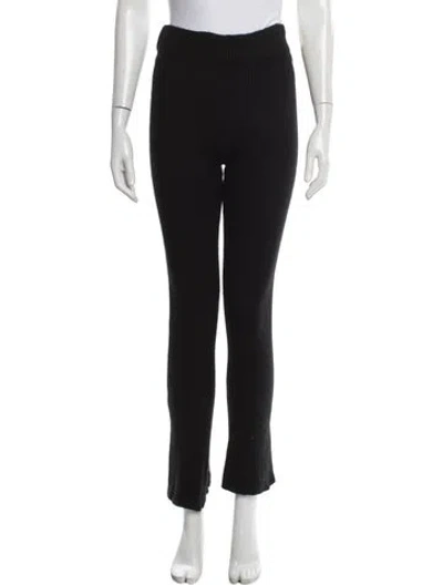 Pre-owned The Elder Statesman Cashmere Straight Leg Pants W/ Tags In Black