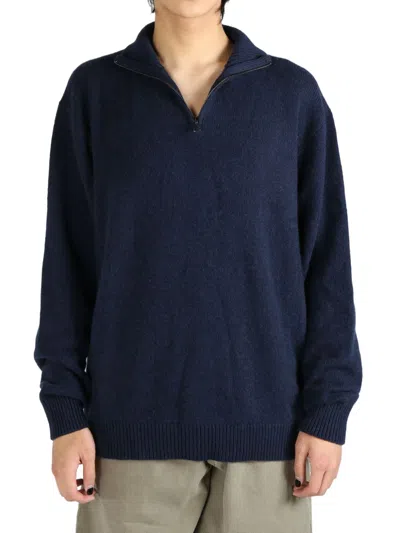 The Elder Statesman Cashmere Sweater In Blue