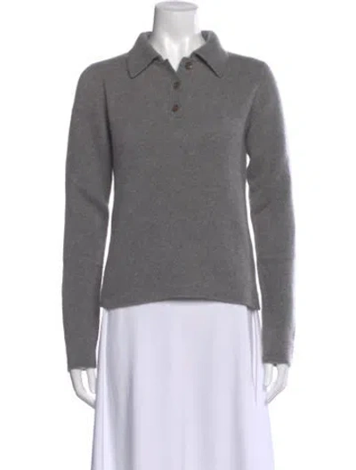 Pre-owned The Elder Statesman Cashmere Sweater W/ Tags In Gray