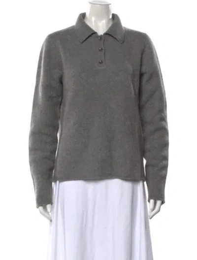 Pre-owned The Elder Statesman Cashmere Sweater W/ Tags In Gray