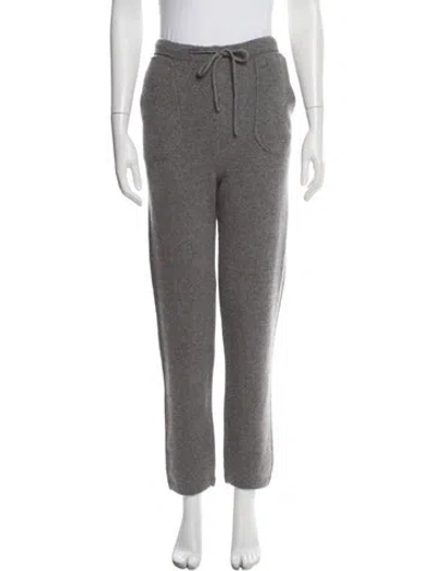 Pre-owned The Elder Statesman Cashmere Sweatpants In Gray