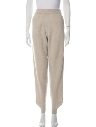 Pre-owned The Elder Statesman Cashmere Sweatpants In Green
