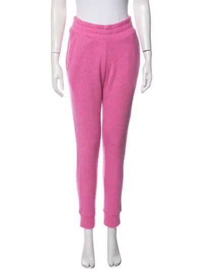 Pre-owned The Elder Statesman Cashmere Sweatpants In Pink