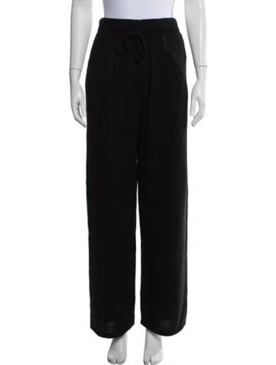 Pre-owned The Elder Statesman Cashmere Sweatpants W/ Tags In Black