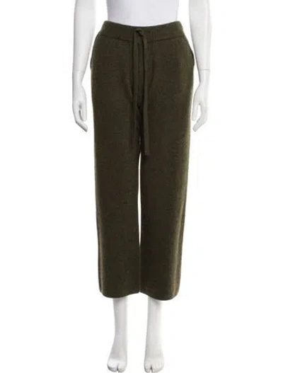 Pre-owned The Elder Statesman Cashmere Sweatpants W/ Tags In Green
