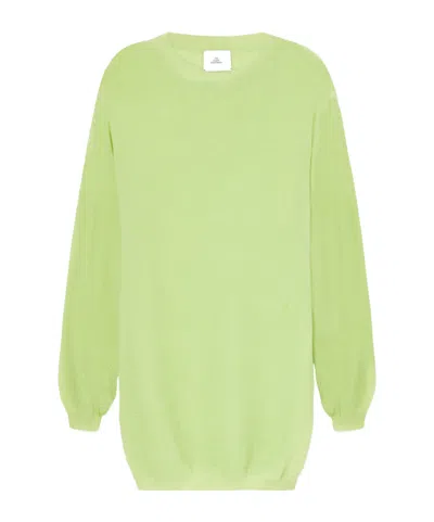 The Elder Statesman Cashmere Sweatshirt In Green