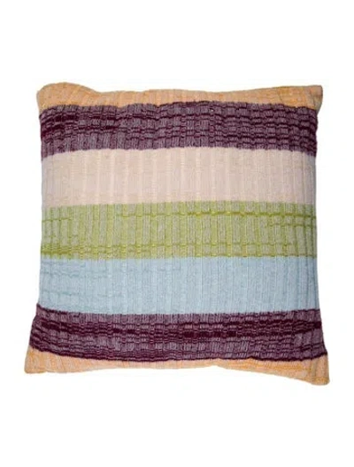 Pre-owned The Elder Statesman Cashmere Throw Pillow