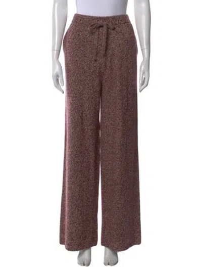 Pre-owned The Elder Statesman Cashmere Wide Leg Pants