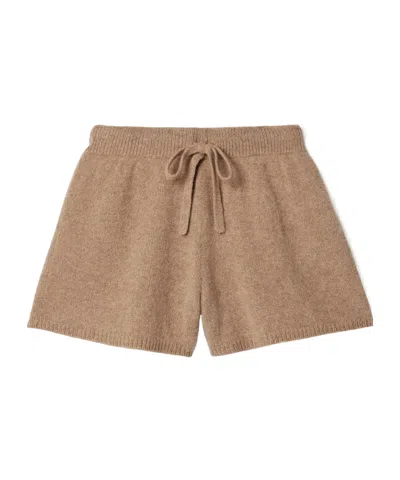 The Elder Statesman Casual Solid Color Shorts In Neutral