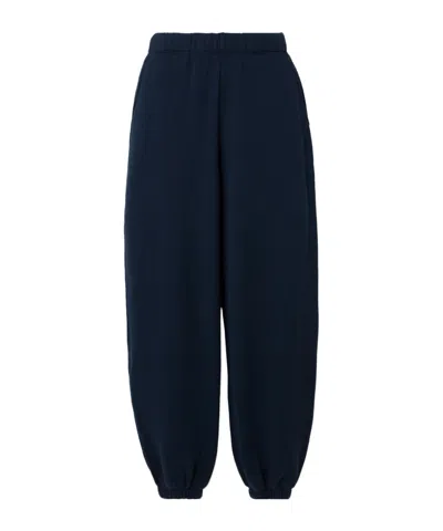 The Elder Statesman Casual Trousers In Blue