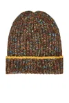 The Elder Statesman Confetti Watchman Beanie In Multi