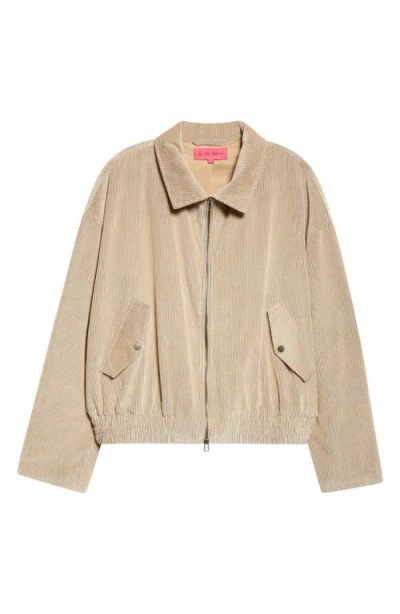 The Elder Statesman Corduroy Jacket In Nude