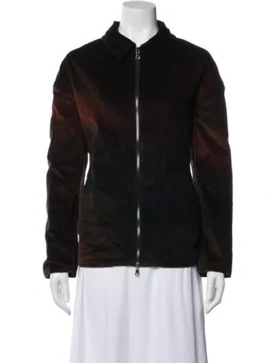 Pre-owned The Elder Statesman Corduroy Jacket In Black