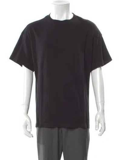 Pre-owned The Elder Statesman Crew Neck Short Sleeve T-shirt W/ Tags In Black