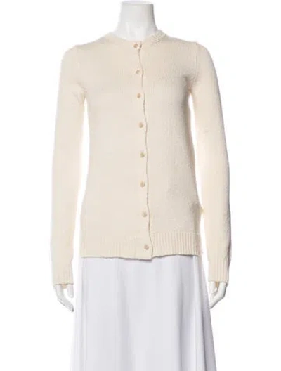 Pre-owned The Elder Statesman Crew Neck Sweater W/ Tags In Neutrals