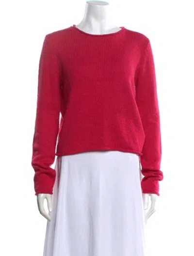 Pre-owned The Elder Statesman Crew Neck Sweater W/ Tags In Pink