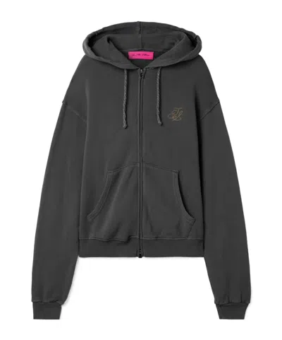 The Elder Statesman Daily Cotton And Cashmere-blend Jersey Hoodie In Multi