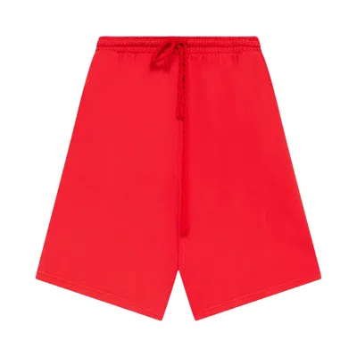 Pre-owned The Elder Statesman Daily Midi Ball Short 'sanguinello' | Red | Men's Size S