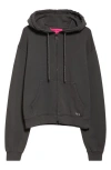 The Elder Statesman Daily Zip Hoodie In Coal